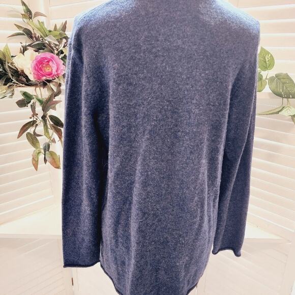 J JILL MIDNIGHT SKY LONG SLEEVE POCKET CARDIGAN NEW SIZE SMALL - Picture 5 of 7